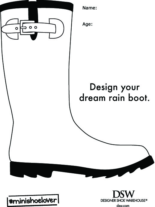 rainboot coloring pages - photo #36